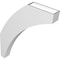 Ekena Millwork 4-in. W x 28-in. D x 36-in. H Thorton Architectural Grade PVC Knee Brace BRCP04X28X36THR - alternate 2